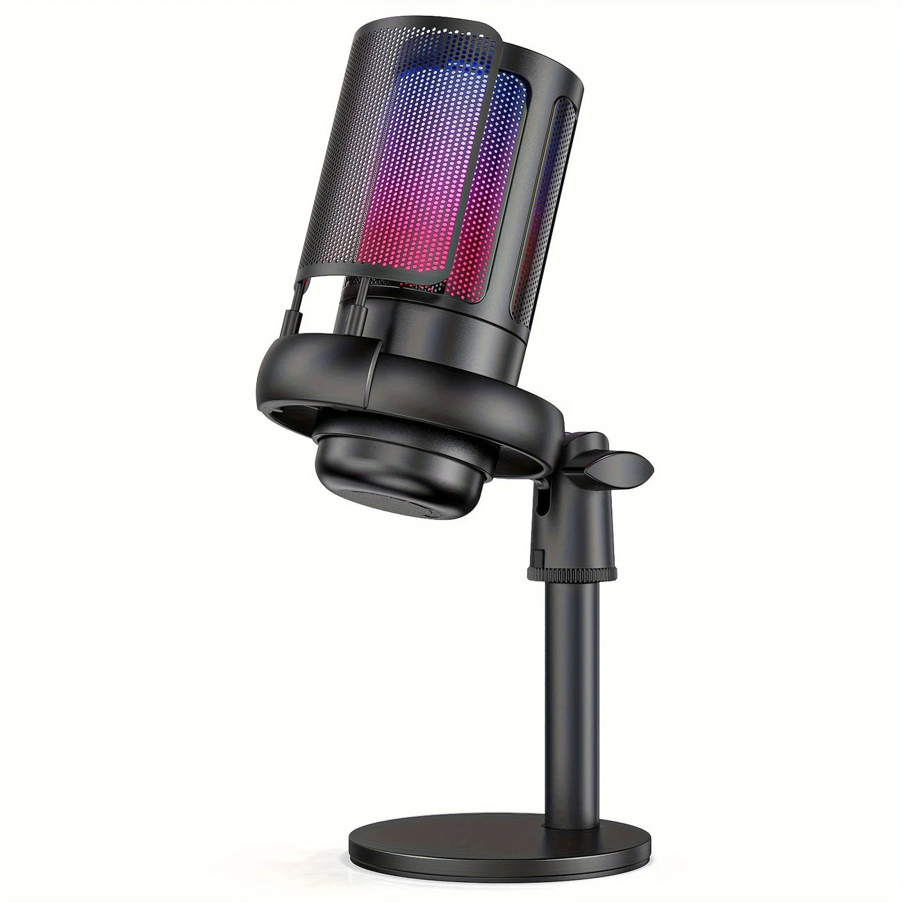 Microphone USB Professionnel avec Filtre Anti-Pop – Idéal Streaming, Chant, Podcasts & Gaming