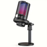 Microphone USB Professionnel avec Filtre Anti-Pop