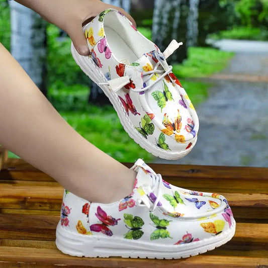 Mocassins fille colorés arc-en-ciel – Chaussures sans lacets légères et confortables pour enfant