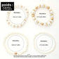 Bracelets femme perles blanches et dorées – Lot de 5 bijoux élégants et tendance