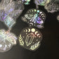Autocollants Holographiques Papillon et Motifs Mystiques – Stickers Brillants pour Ordinateur Portable, Tablette et DIY