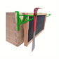 Support de Cadres pour Ruche – Crochet d’Espacement en Plastique Vert pour Cadres d’Apiculture