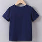 T-shirt garçon bleu Solar System – Haut éducatif avec planètes du système solaire