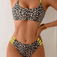 Ensemble Bikini Léopard à Lanières – Style Sauvage & Détails Sexy