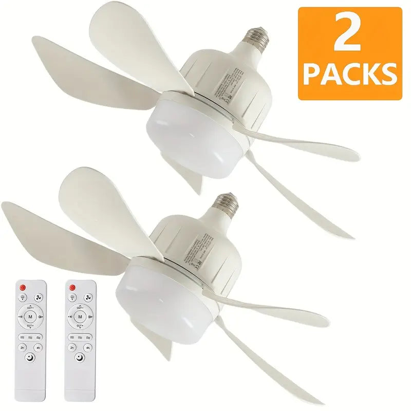Ventilateur de Plafond avec Lumière LED Intégrée – Design Moderne et Silencieux