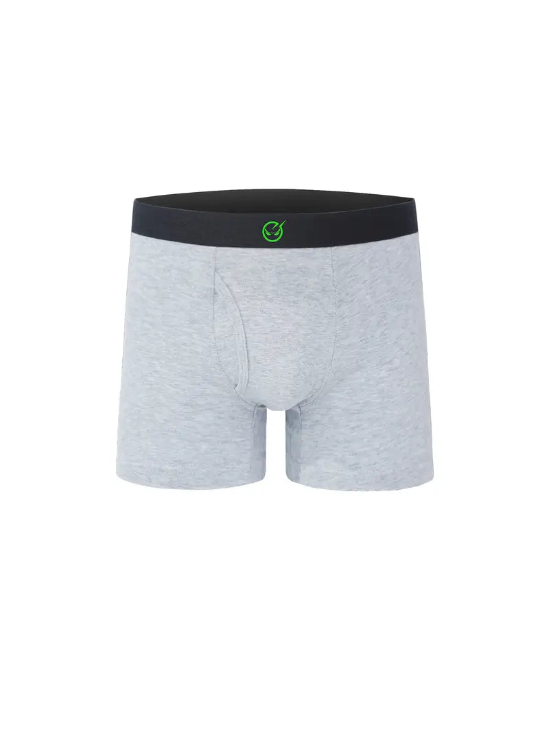 Boxer Enfant Rouge Confortable – Sous-Vêtement Garçon Ceinture Élastique Noire