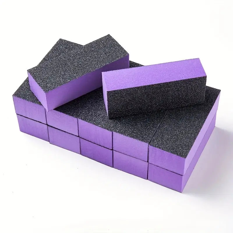 Bloc Polissoir à Ongles Professionnel – Lime 4 Faces pour Manucure et Préparation des Ongles