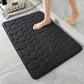 Tapis de Bain Antidérapant en Mousse à Mémoire de Forme – Doux, Absorbant et Confort Pieds Effet Galets