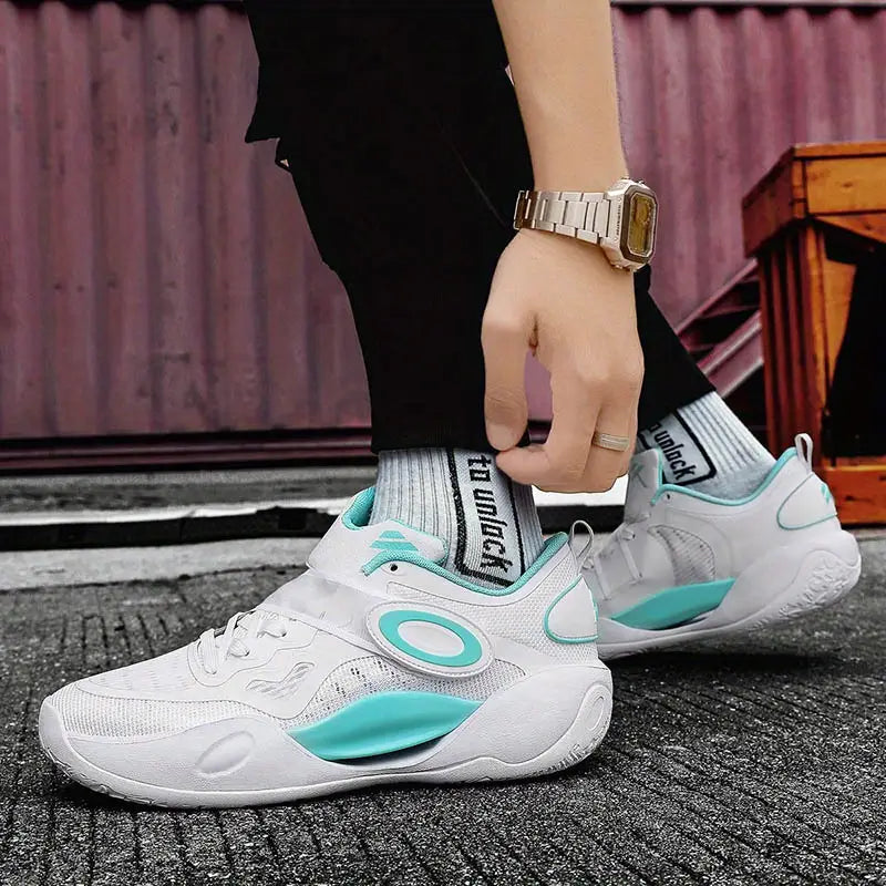 Baskets garçon – Chaussures de sport noires et grises respirantes avec semelle antidérapante tendance