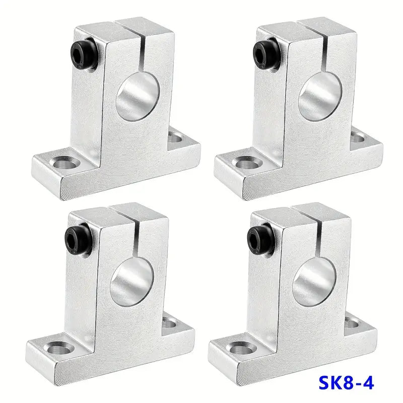 Support de Rail Linéaire SK20-4 pour Imprimante 3D – Aluminium Durable, Fixation Précise pour Tige de 20 mm