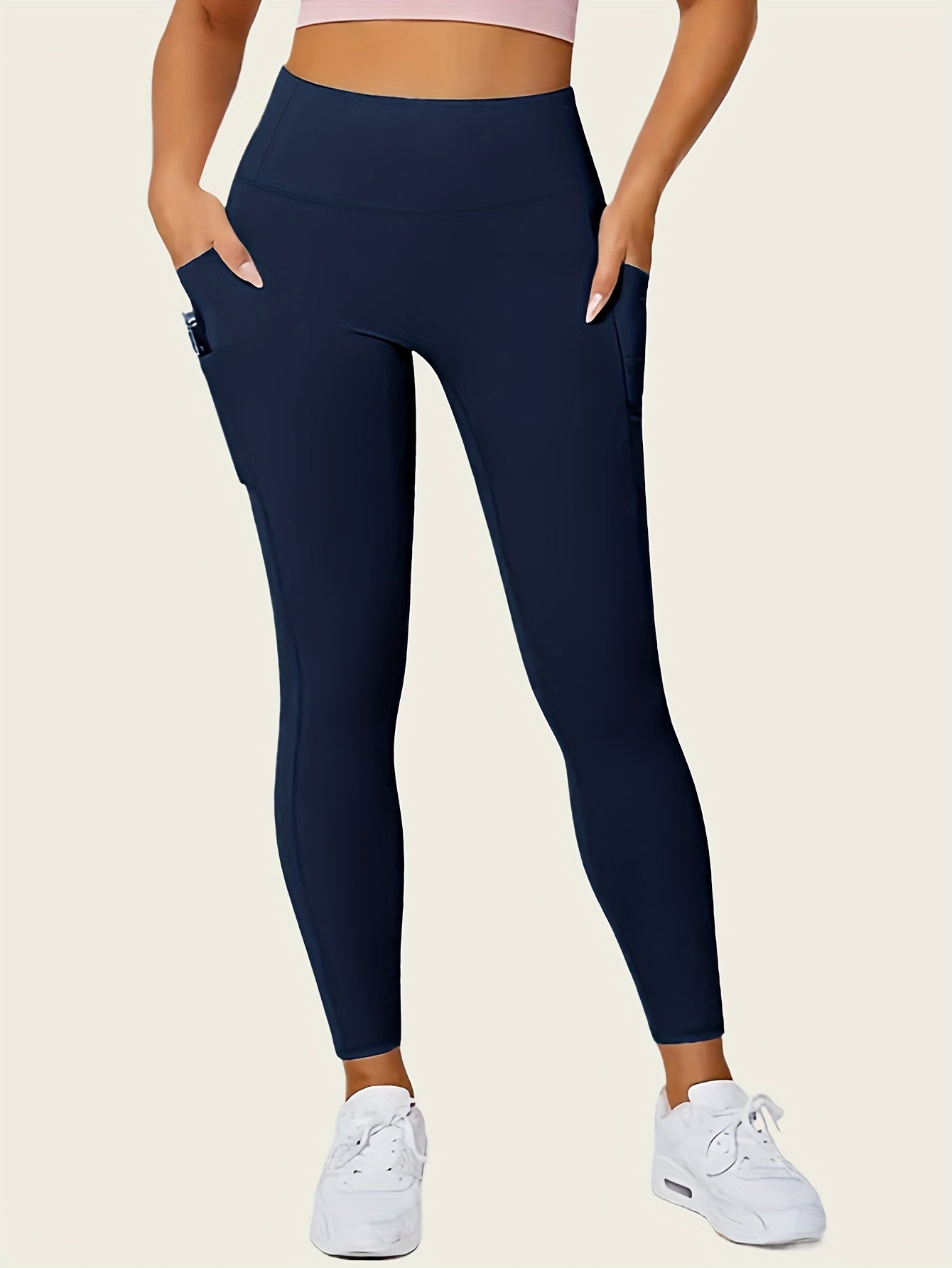 Leggings de yoga poche à ligne ciblée pour un développement