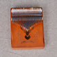 Kalimba 21 Lames en Bois – Piano à Pouces Africain avec Gravure