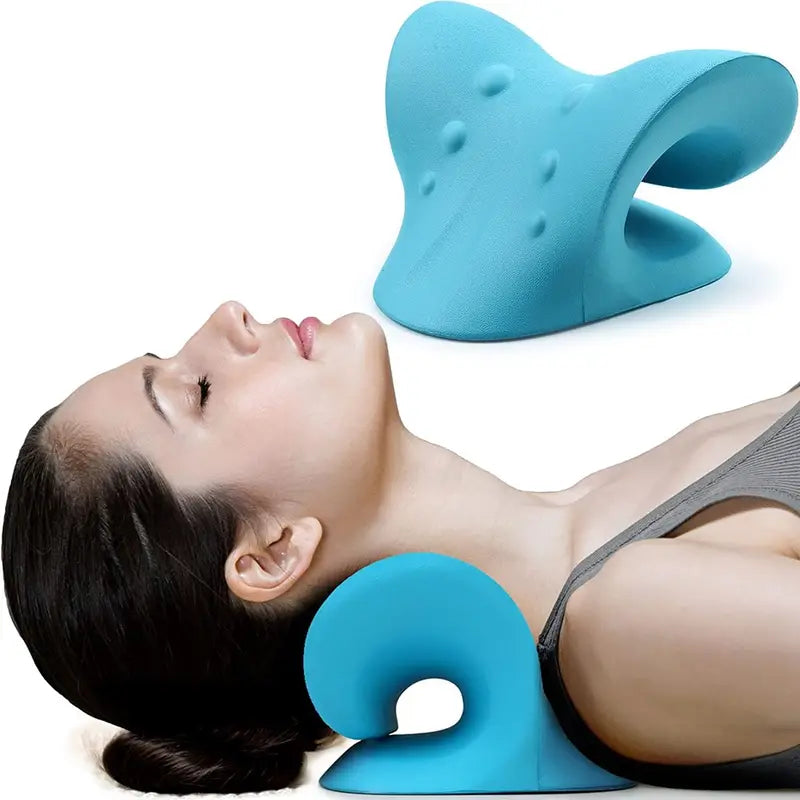Appui Cervical Ergonomique – Oreiller de Traction pour Soulager les Douleurs à la Nuque et aux Cervicales