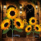 Piquets de Jardin Décoratifs Tournesols LED – Éclairage Solaire Étanche pour Extérieur, Allée et Terrasse