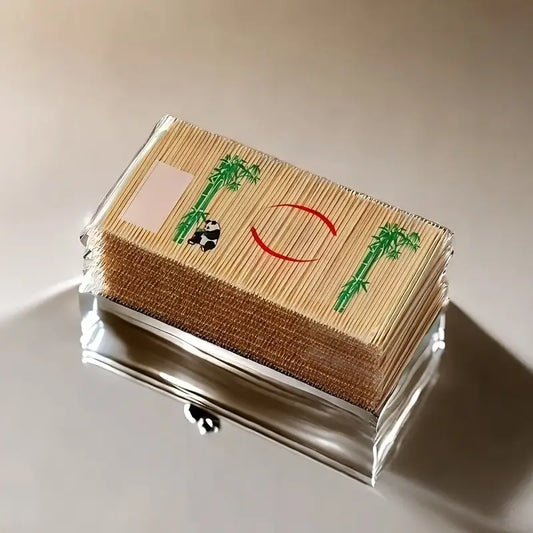 Cure-dents en Bambou Naturel – Accessoire Écologique pour l’Hygiène Dentaire Quotidienne