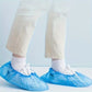 Surbottes de Protection Jetables en Plastique Bleu – Couvre-Chaussures Étanches pour Hygiène et Sécurité au Travail