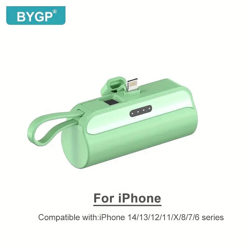 Mini Power Bank 5000mAh – Batterie Externe Compacte avec Charge Rapide et Prise en Main Facile