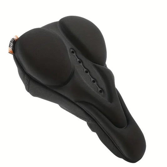 Coussin de selle vélo rembourré – Housse de selle ergonomique anti-chocs et respirante pour cyclisme longue distance