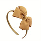 Serre-Tête Enfant avec Grand Nœud Jaune – Accessoire Cheveux Élégant et Confortable