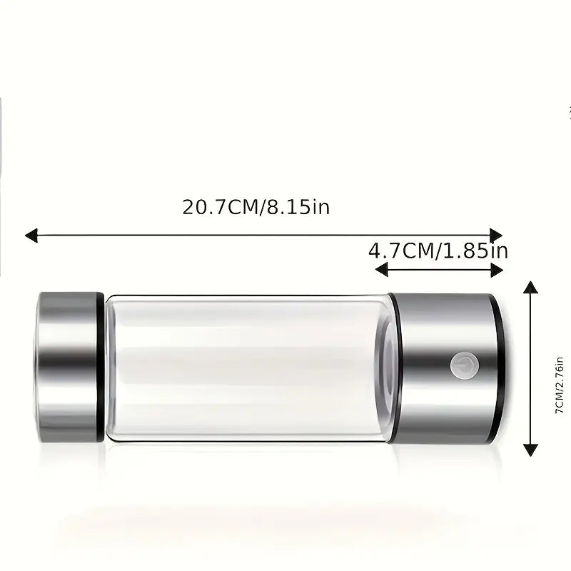 Bouteille Rechargeable à Électrolyse – Générateur d’Eau Hydrogénée Portable pour Beauté et Bien-être