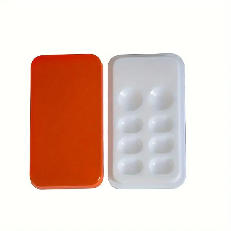 Boîte de Rangement en Plastique Orange – Organiseur Compact pour Petites Pièces et Matériaux Industriels