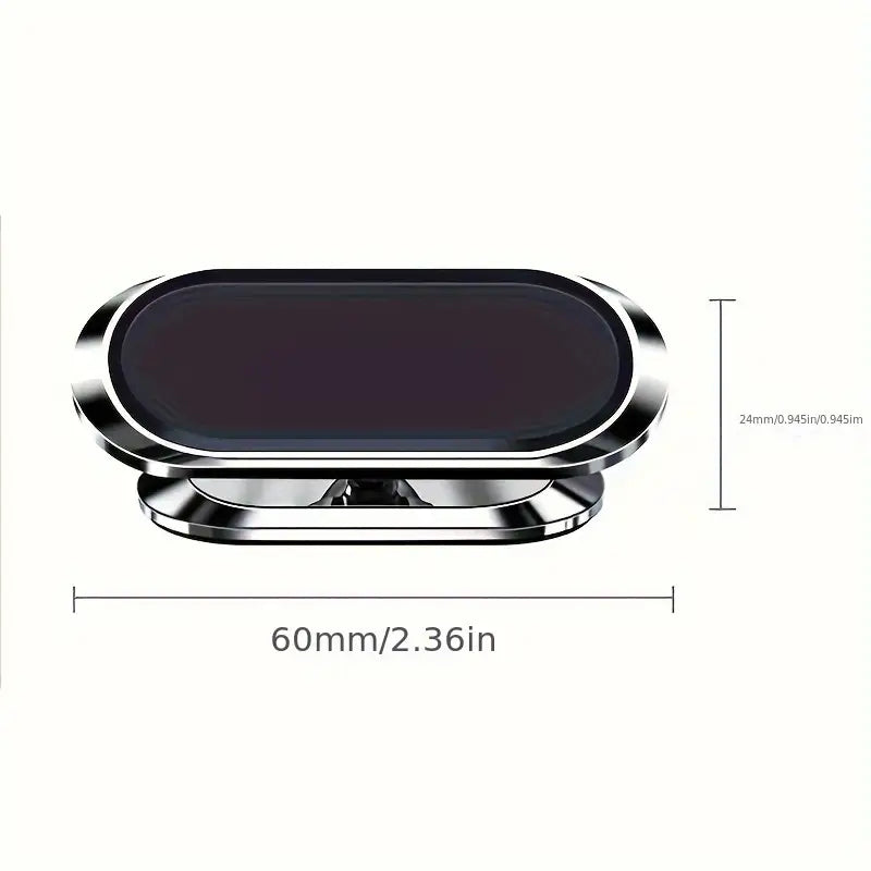 Support Téléphone Voiture Magnétique 360° – Fixation Tableau de Bord Discrète et Puissante