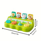 Jouet Animaux Pop-Up Cache-Cache – Boîte Surprise Éducative à Formes et Boutons pour Tout-Petits