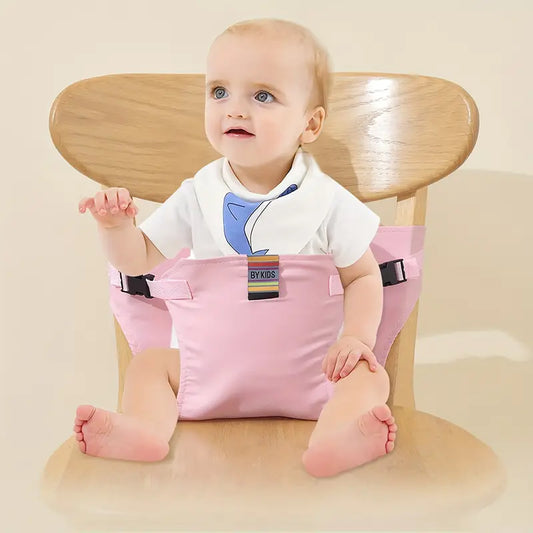 Siège portable bébé pour chaise – Harnais de sécurité réglable, repas et voyages pratiques