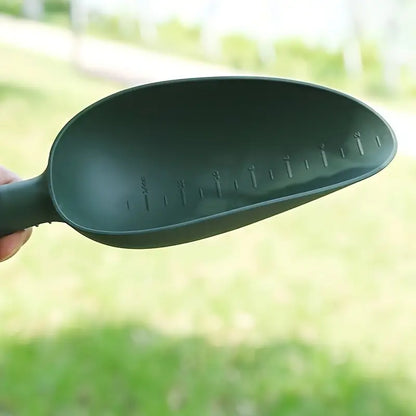 Pelle doseuse de jardin en plastique gradué – Outil de plantation pour terreau, engrais et semis