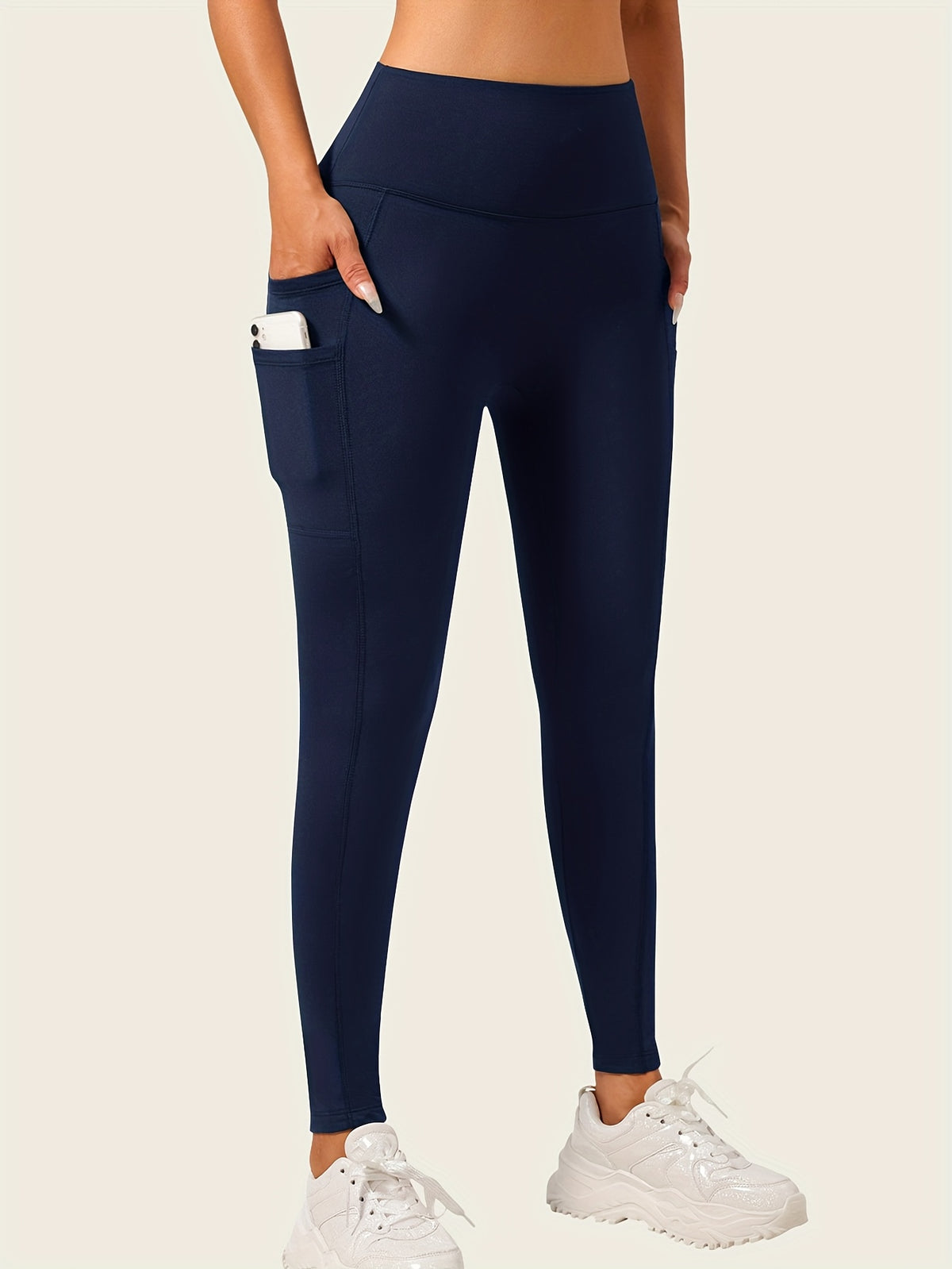 Leggings de yoga poche à ligne ciblée pour un développement sans complexe