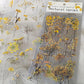 Stickers Fleurs Marguerites – Autocollants Transparents Naturels pour Papeterie, Scrapbooking, Journaling et DIY