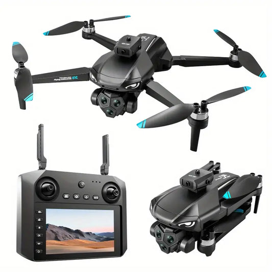 Drone Pliable avec Caméra HD et Télécommande Écran – Quadricoptère Intelligent pour Vol en Extérieur et Prises de Vue Aériennes