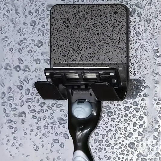 Support Murale pour Rasoir en Acier Inoxydable – Crochet Adhésif Étanche | Accessoires Salle de Bain