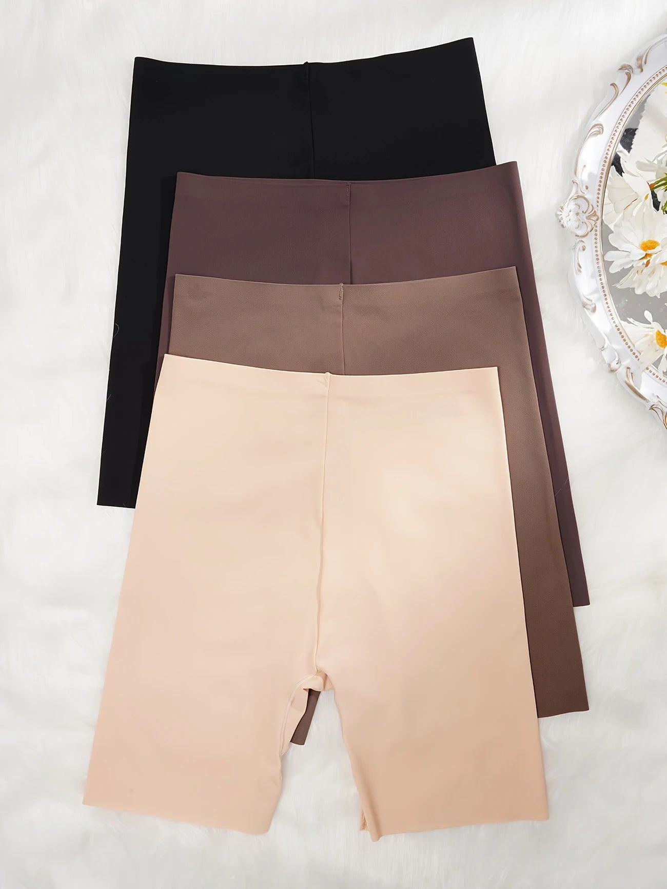 Lot de Shorties Gainants Femme Taille Haute – Lingerie Sculptante Invisible, Effet Ventre Plat et Cuisses Lissées, Confort Quotidien Multi-Couleurs