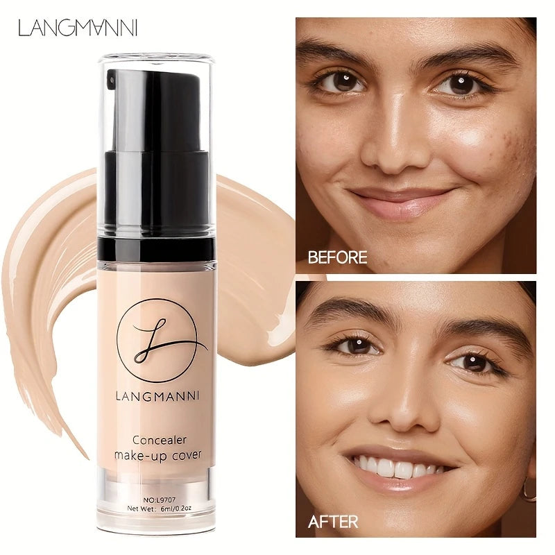 Correcteur Liquide Haute Couvrance LANGMANNI – Teint Unifié & Zéro Défaut