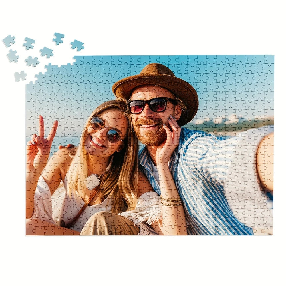 Puzzle en bois personnalisé 500/1000/1500/2000 pièces – Transformez votre photo en jeu unique et mémorable
