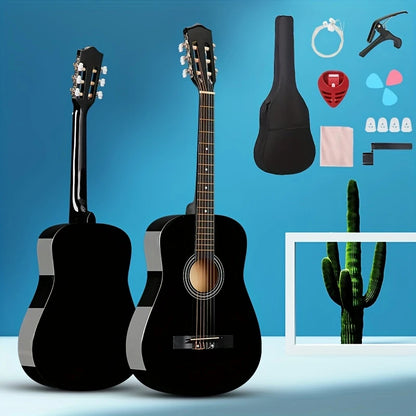 Guitare Classique 4/4 avec Kit Complet – Cordes, Housse, Accordeur et Accessoires Inclus