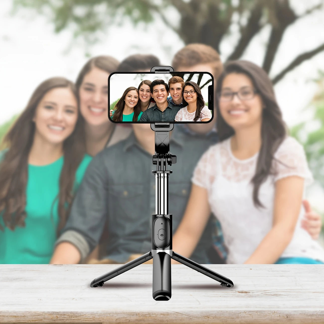 Trépied Selfie Stick avec Télécommande Bluetooth – Support Smartphone Réglable 360° pour Photos et Vidéos HD