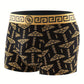 Boxers Homme pack de 4 – Noir et Or – Confort Premium et Style Grec