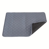 Tapis Antidérapant et Imperméable pour Animaux, coloris Gris