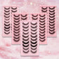 Faux Cils Naturels 3D Effet Croisé – Lot de 10 Paires Ultra Légères et Réutilisables pour un Regard Intense et Glamour