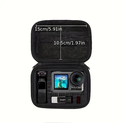 Étui de Rangement Rigide pour Caméra GoPro et Accessoires – Housse de Protection Antichoc avec Mousse Personnalisable
