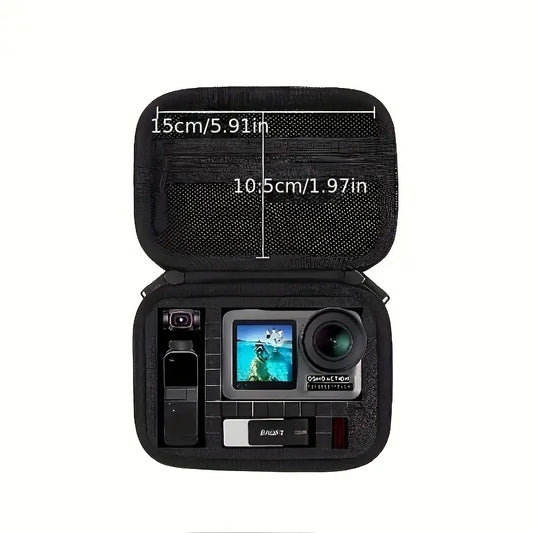Étui de Rangement Rigide pour Caméra GoPro et Accessoires – Housse de Protection Antichoc avec Mousse Personnalisable