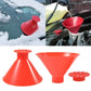 Grattoir à Glace Conique pour Pare-Brise – Déneigement Rapide et Efficace, Design Entonnoir Antidérapant