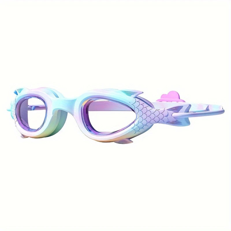 Lunettes de Natation Enfant Motif Poisson – Anti-Buée, Confortables et Ludiques pour Piscine et Plage