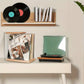 Boîte de Présentation Vinyle en Bois & Acrylique – Support Incliné Design pour Albums LP