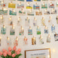 Guirlande lumineuse à pinces bois – Décoration murale photo chaleureuse et naturelle