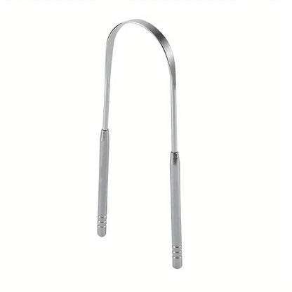 Grattoir Langue Inox 14 cm – Nettoyeur de Langue Antibactérien pour une Haleine Fraîche