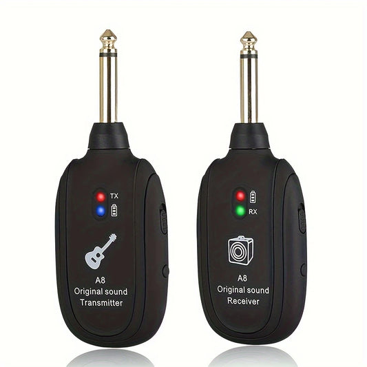Système de transmission audio sans fil pour guitare – Récepteur A8 jack 6,35 mm