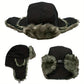 Chapka Homme Hiver en Fourrure Synthétique – Cache-Oreilles Chaud et Imperméable, Style Aviateur
